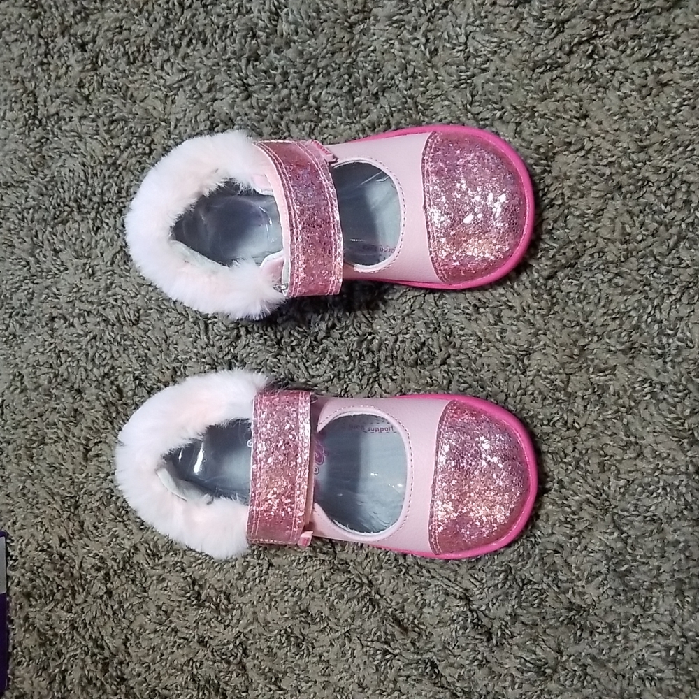 Pediped Sassy Fur Trimmed Shoes